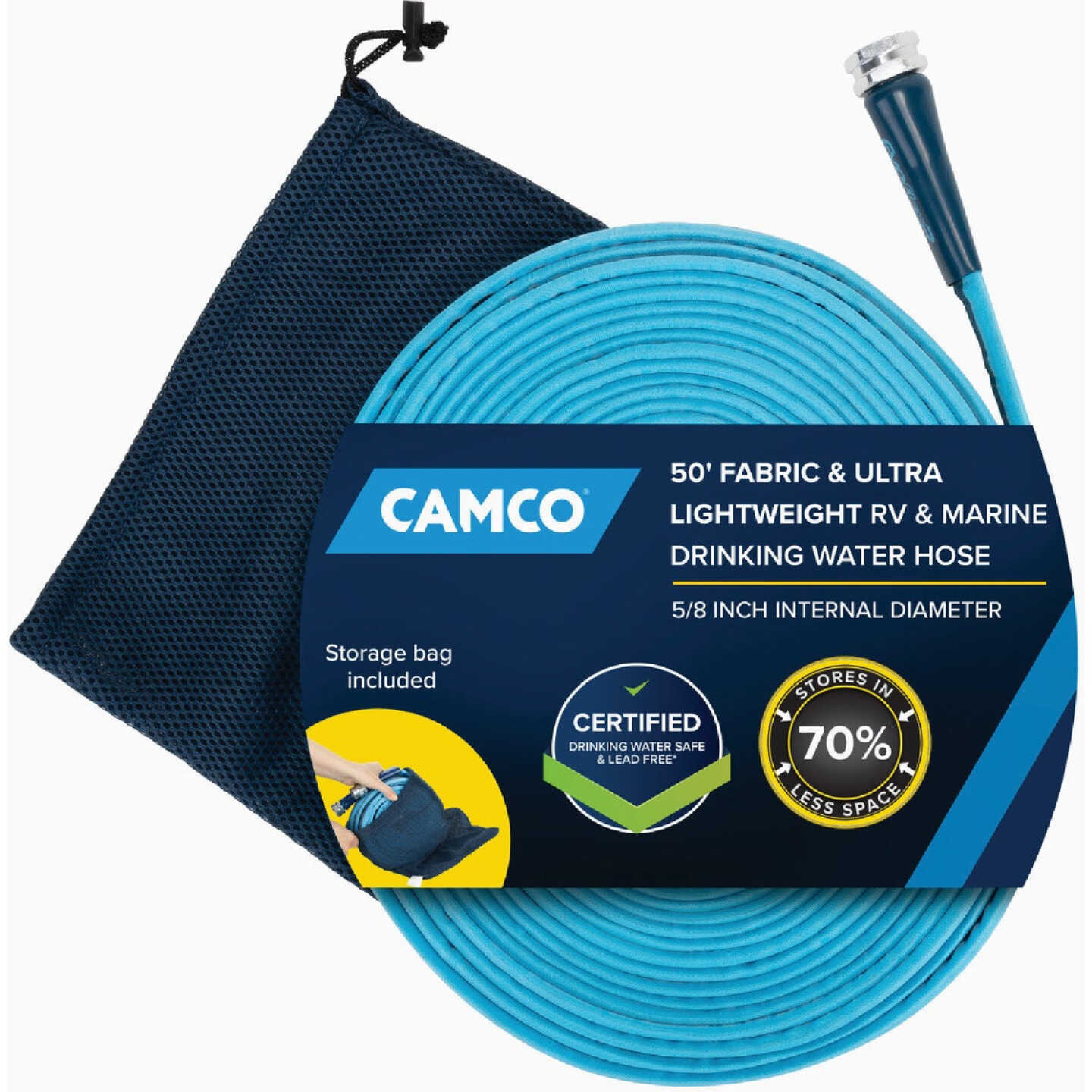 Camco Evoflex2 50 Ft. Fabric Reinforced Drinking Water Hose Image 3