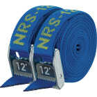 NRS 1 In. x 12 Ft. Iconic Blue Heavy Duty Tie-Down Strap (2-Pack) Image 1