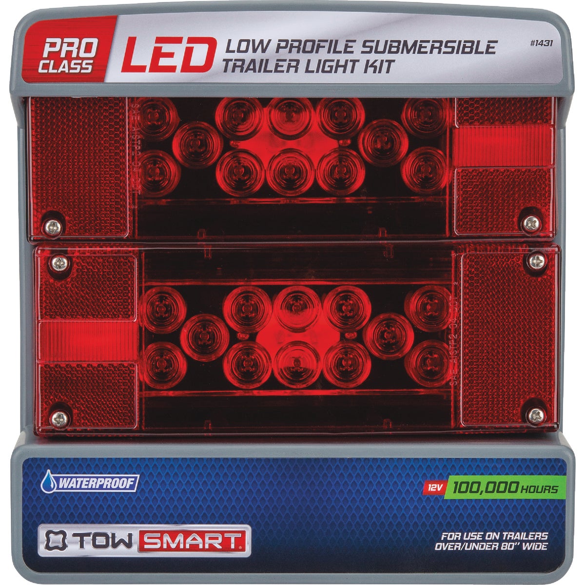 TowSmart ProClass LED Low Profile Submersible Trailer Light Kit