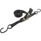 Erickson 1 In. x 15 Ft. 1200 Lb. Ratchet Strap with S-Hooks & Soft Grip Ratchet Handle Image 1