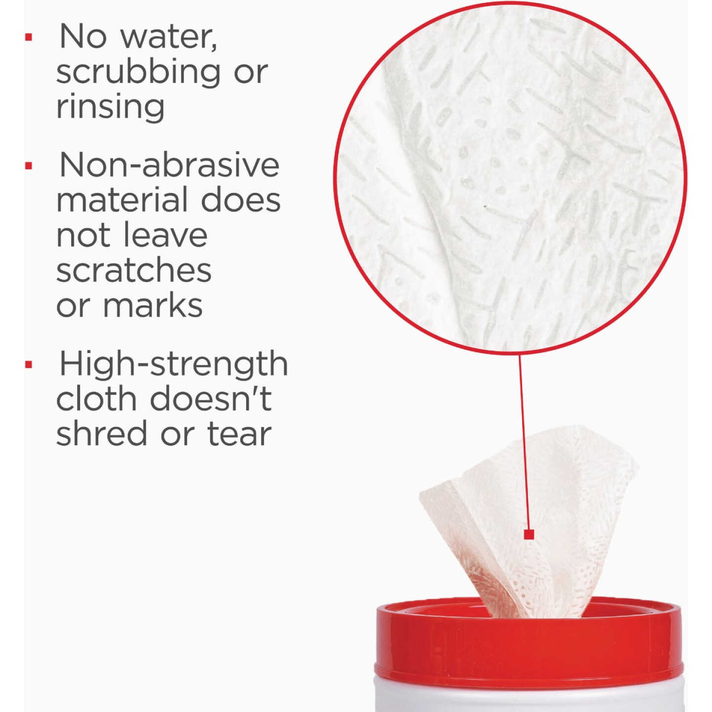 Hercules Multi-Purpose 12 In. x 10 In. Jobsite Wipes (70-Count) Image 3