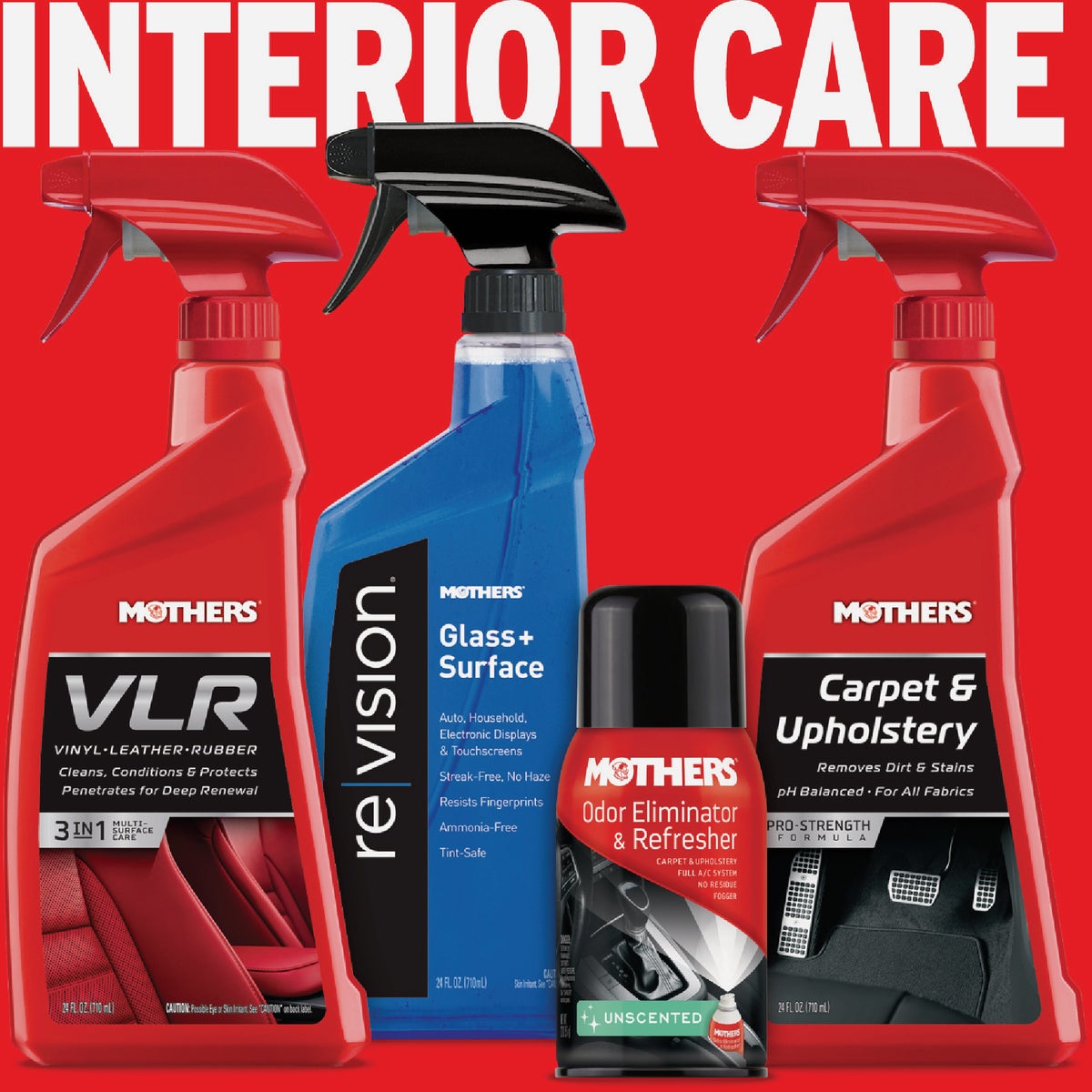 Mothers 24 Oz. Trigger Spray Vinyl Leather Rubber Care Image 2