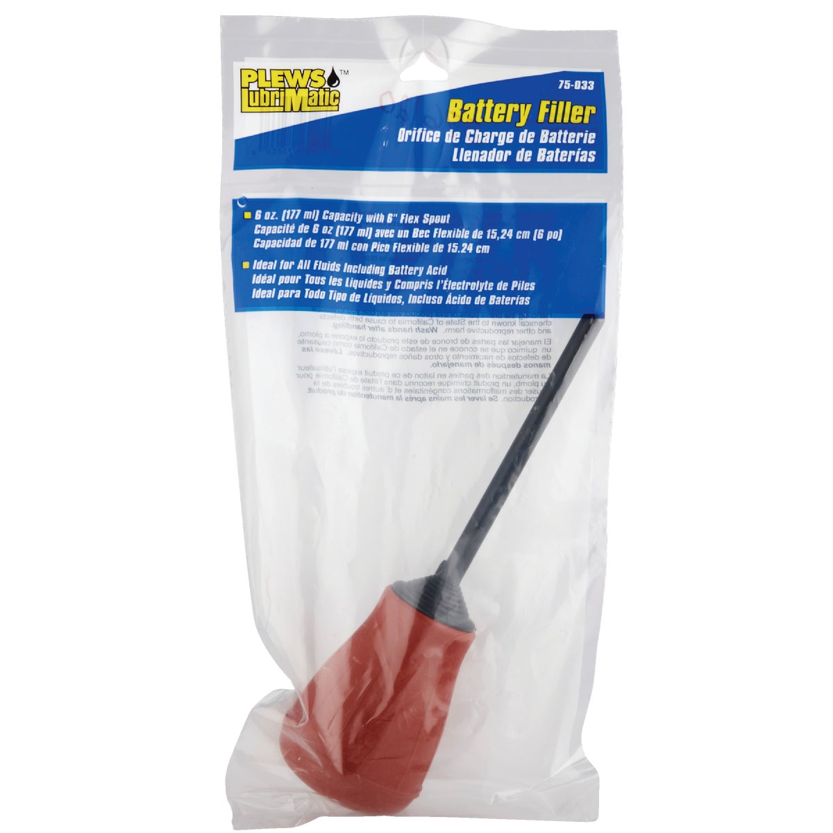  Plews Lubrimatic 6 Oz. 6 In. Battery Filler Image 2