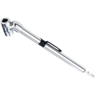 Custom Accessories 10-120 psi Chrome-Plated Offset Head Tire Gauge Image 1