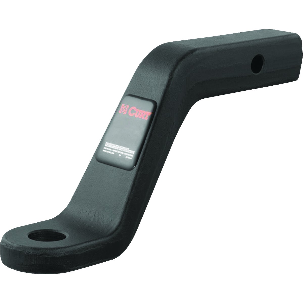 CURT 17000 Lb. 6 In. Drop 5 In. Rise 1-1/4 In. Hole Forged Trailer Hitch Ball Mount fits 2 In. Receiver