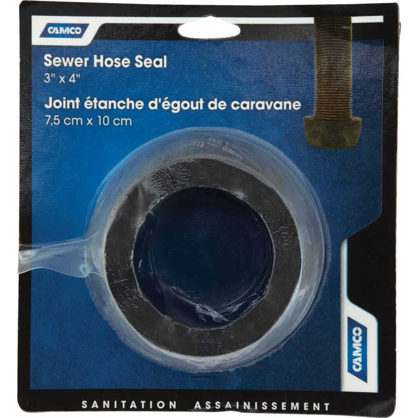 Camco 4 In. x 3 In. RV Sewer Hose Adapter Image 2