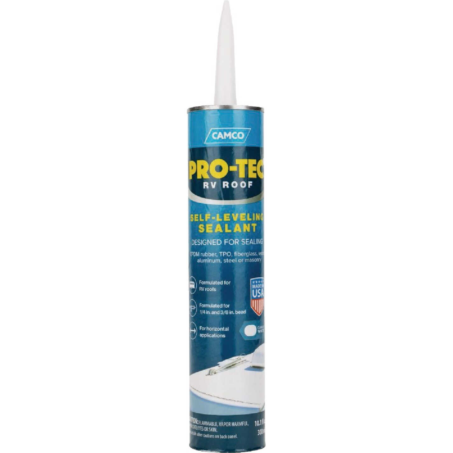 Pro-Tec White RV Roof Self-Leveling Sealant Image 1