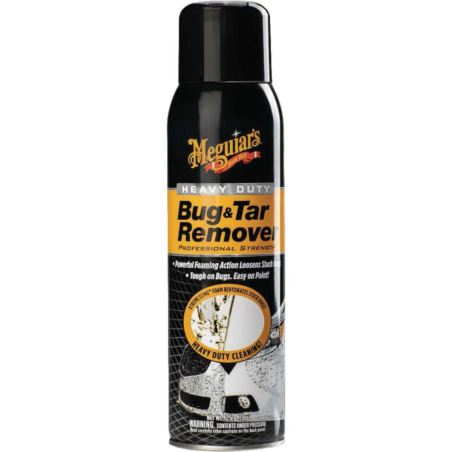 Meguiars 15 Oz. Foaming Heavy-Duty Bug & Tar Remover Image 1