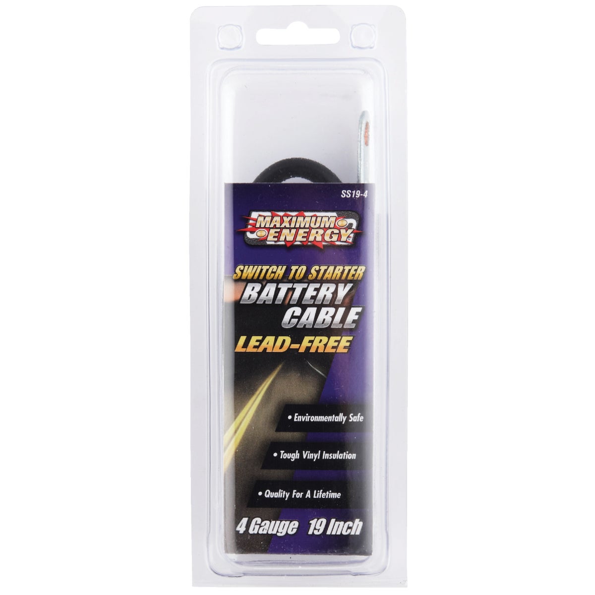  Road Power 19 In. 4 Gauge Switch-to-Start Battery Cable Image 2
