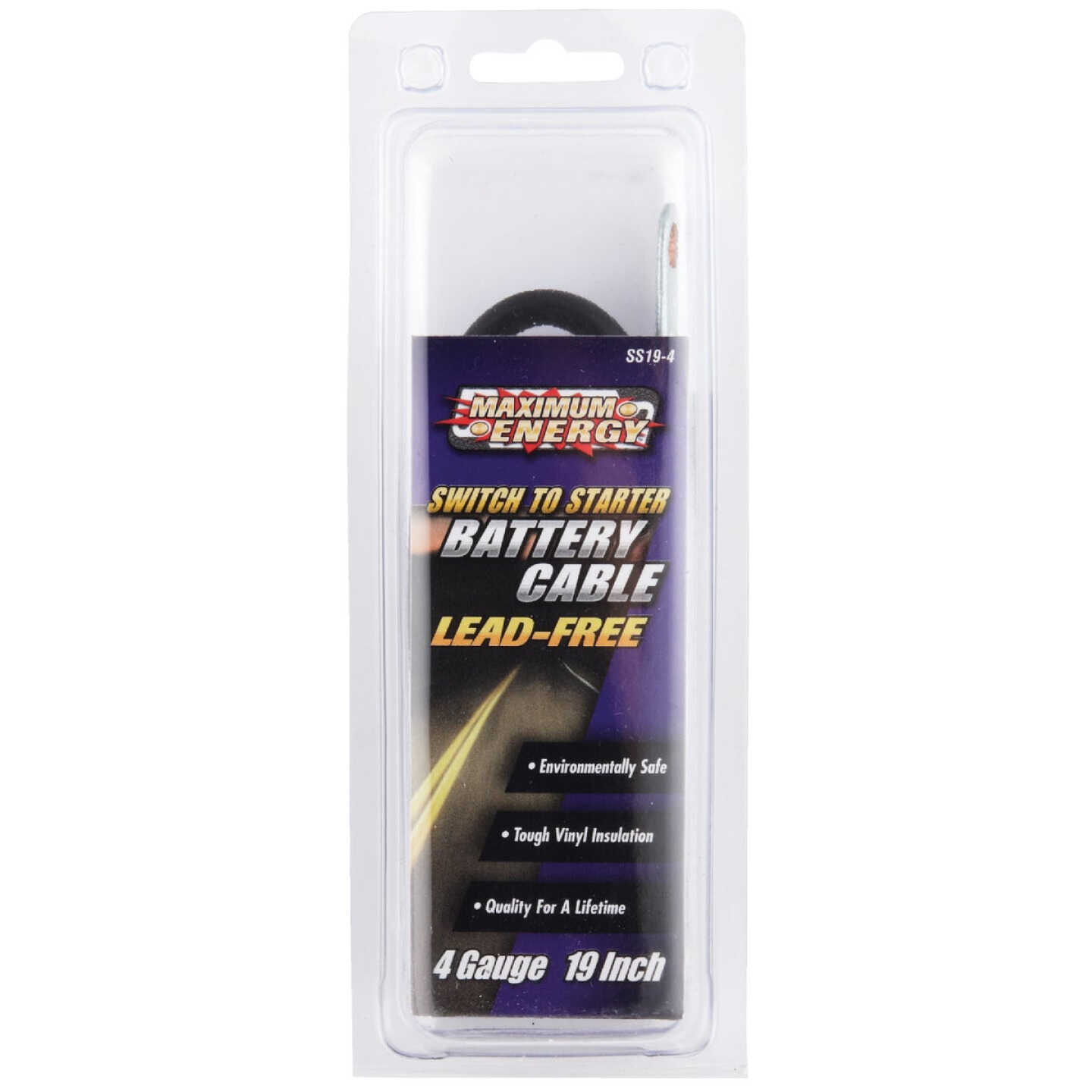 Road Power 19 In. 4 Gauge Switch-to-Start Battery Cable Image 2