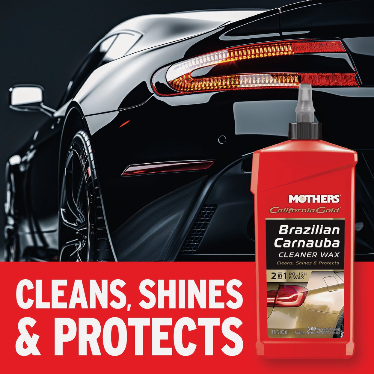Mothers California Gold 16 Oz. Brazilian Carnauba Liquid Cleaner Wax Image 2