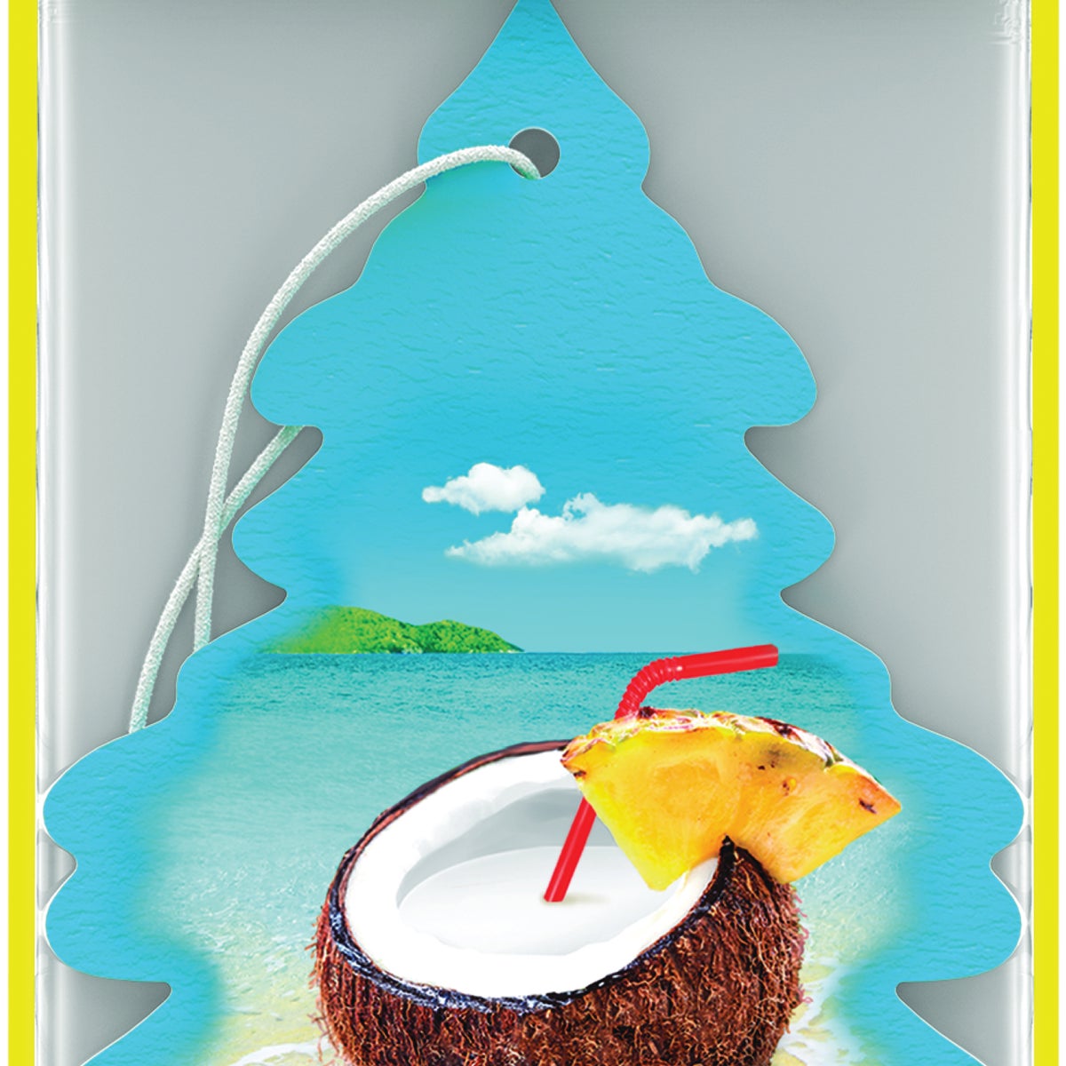 Little Trees Car Air Freshener, Caribbean Colada (3-Pack)