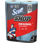 Scott 11 In. W x 9.4 In. L Disposable Original Shop Towel, (2-Roll/110-Sheets) Image 1