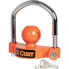 CURT 1-7/8 to 2-5/16 In. Universal Trailer Coupler Lock Image 1
