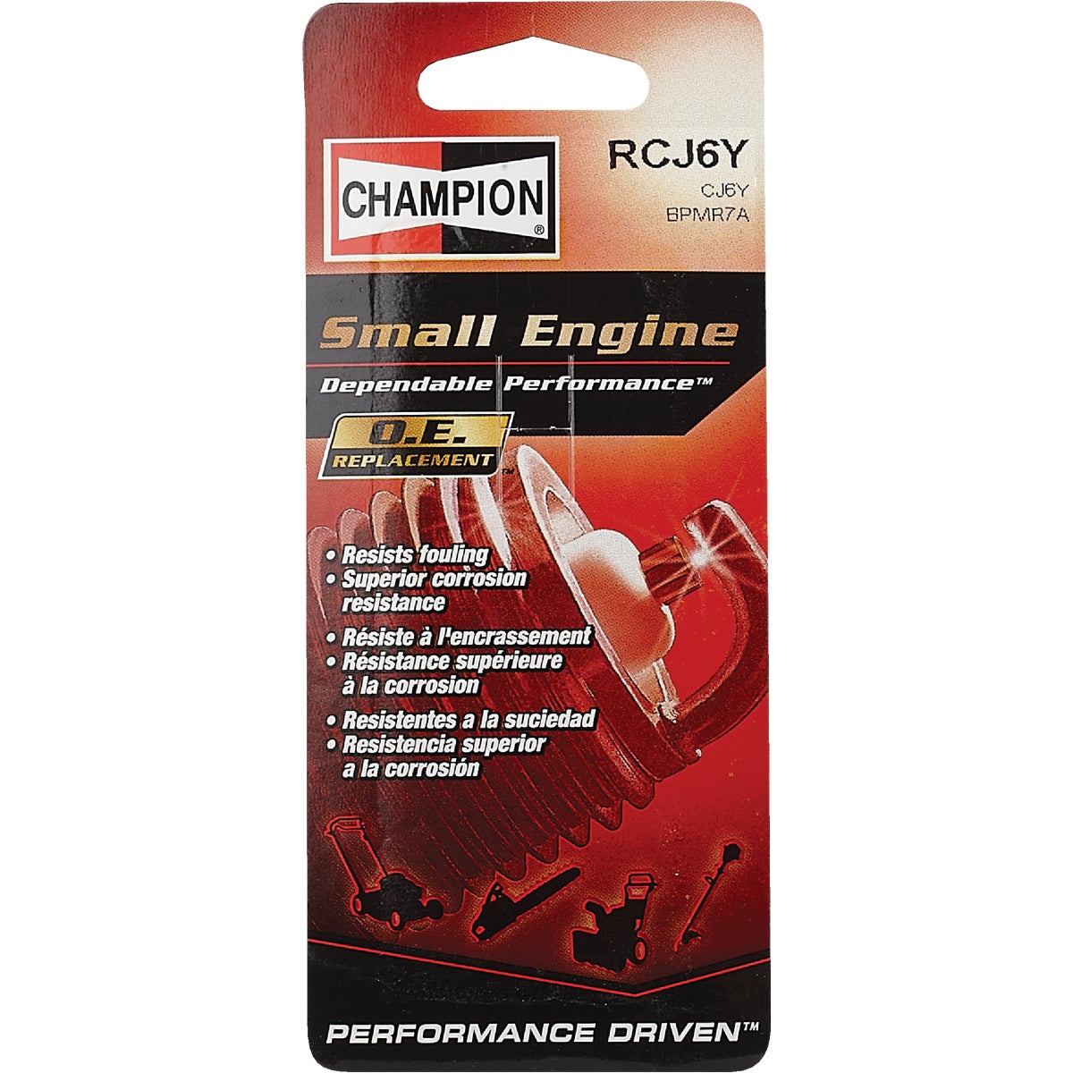 Champion RCJ6Y Copper Plus Chainsaw Spark Plug Image 2
