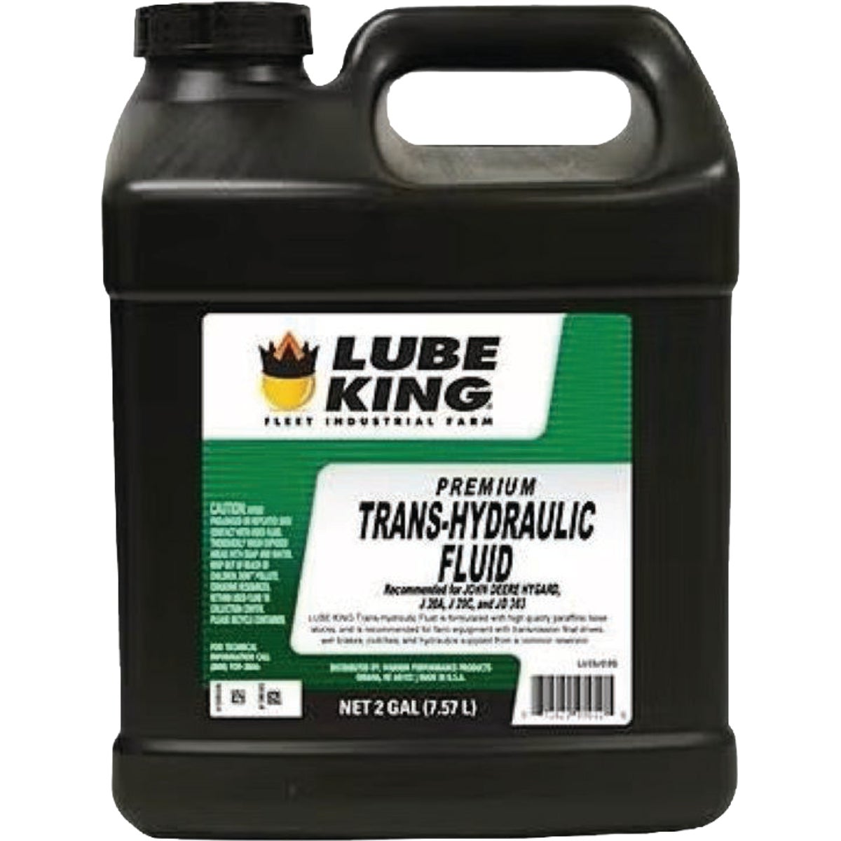 Lube King 2 Gal. J20C Premium John Deere Tractor Hydraulic & Transmission Fluid