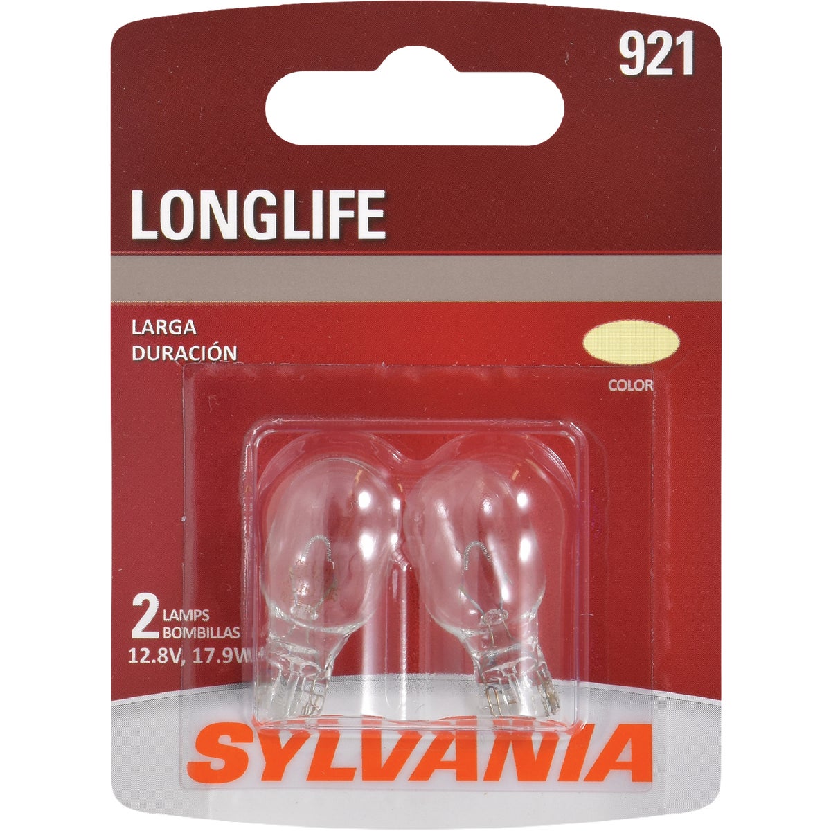 Sylvania 921 Long Life 12V Mini Incandescent Automotive Bulb (2-Pack)