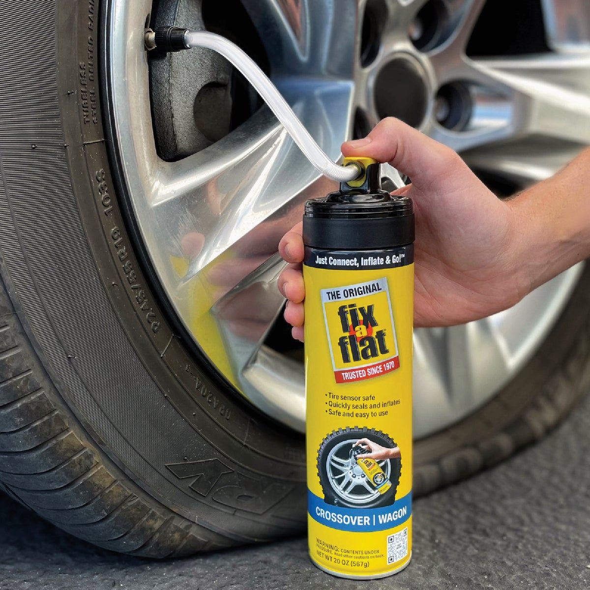 Fix-A-Flat 20 Oz. Cone Top Tire Eco Friendly Inflator/Sealer Image 2