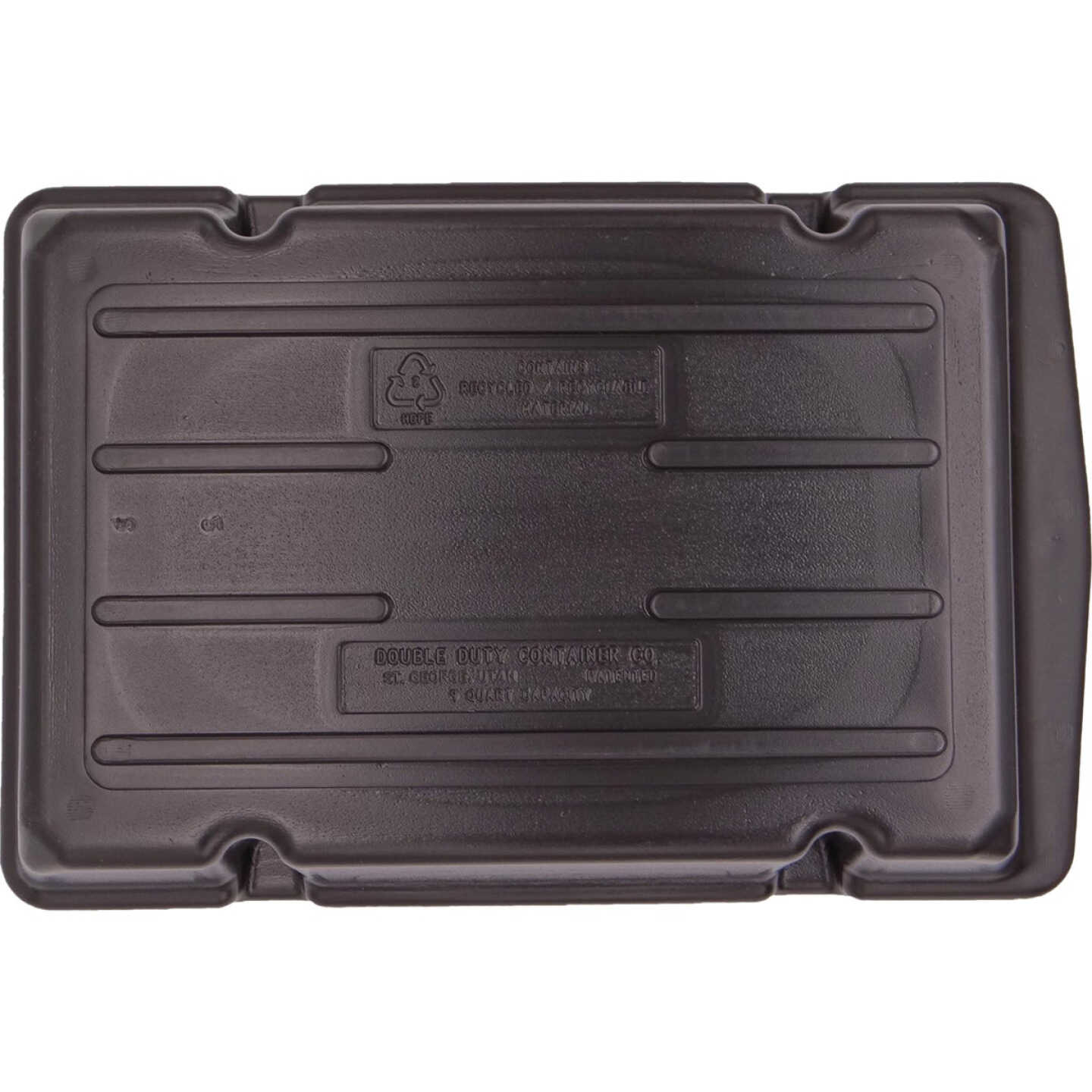 Midwest Can 9 Qt. Black Polyethylene Oil Drain Pan Image 2