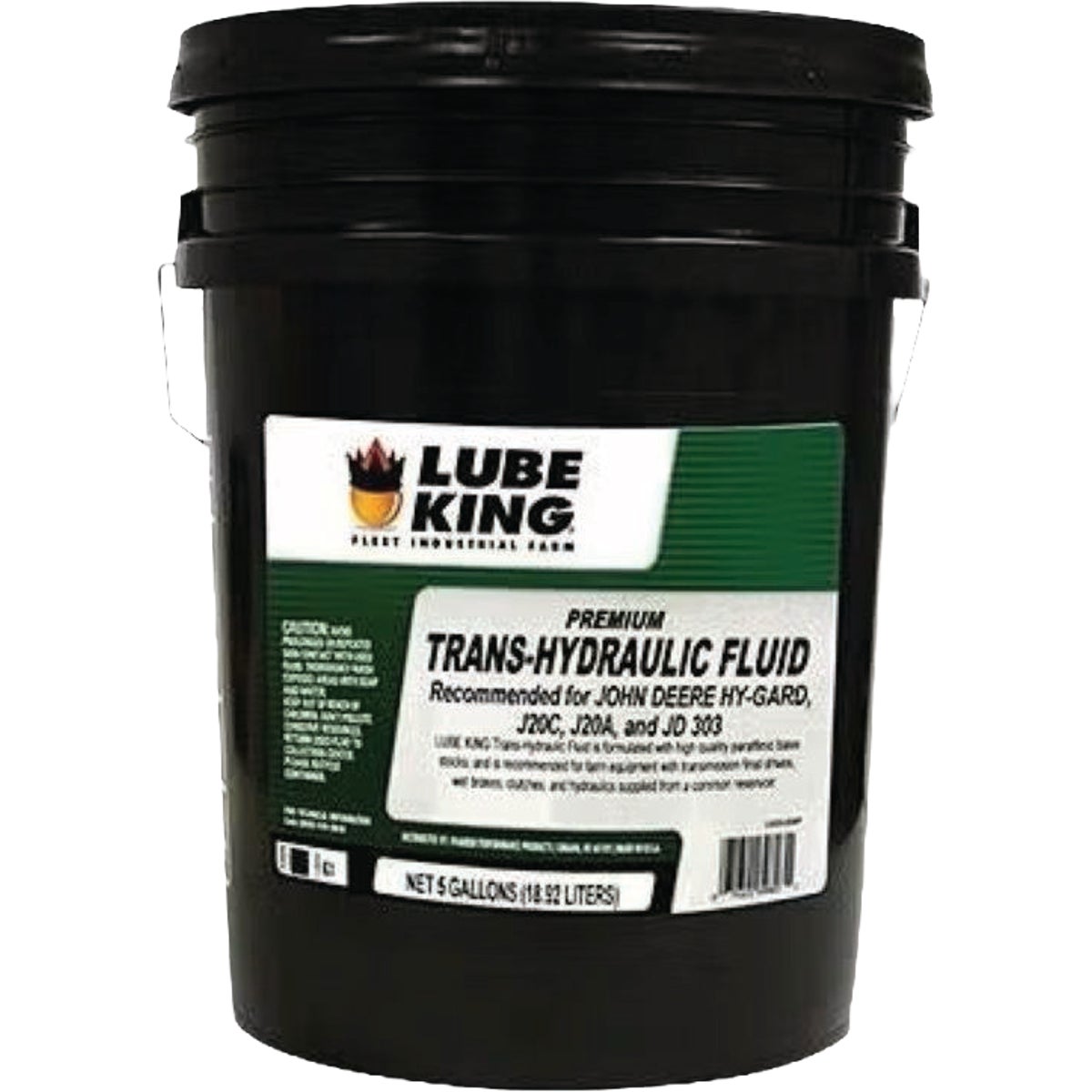 Lube King 5 Gal. J20C Premium John Deere Tractor Hydraulic & Transmission Fluid