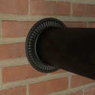 Imperial 3 In. 24 ga Black Stove Pipe Collar Image 2
