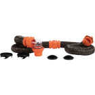 Camco RhinoFLEX 20 Ft. Sewer Hose Kit with 4-in-1 Adapter Image 1