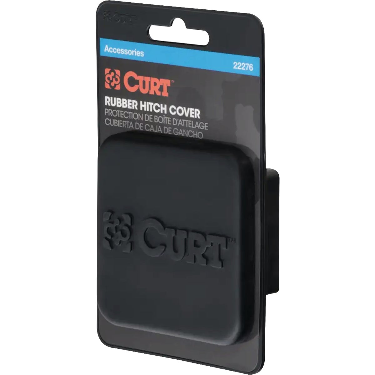 CURT 2 In. Rubber Hitch Tube Cover Image 6