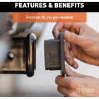 CURT 2 In. Rubber Hitch Tube Cover Image 5