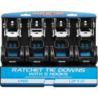Channellock 1.25 In. x 12 Ft. Ratchet Tie Down With S Hooks (4-Pack) Image 2