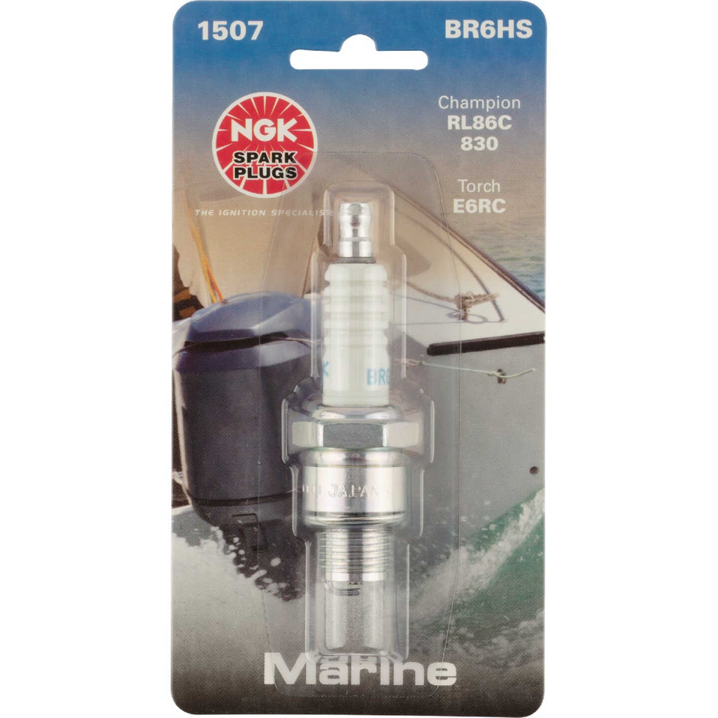 NGK BR6HS Standard Spark Plug Image 1