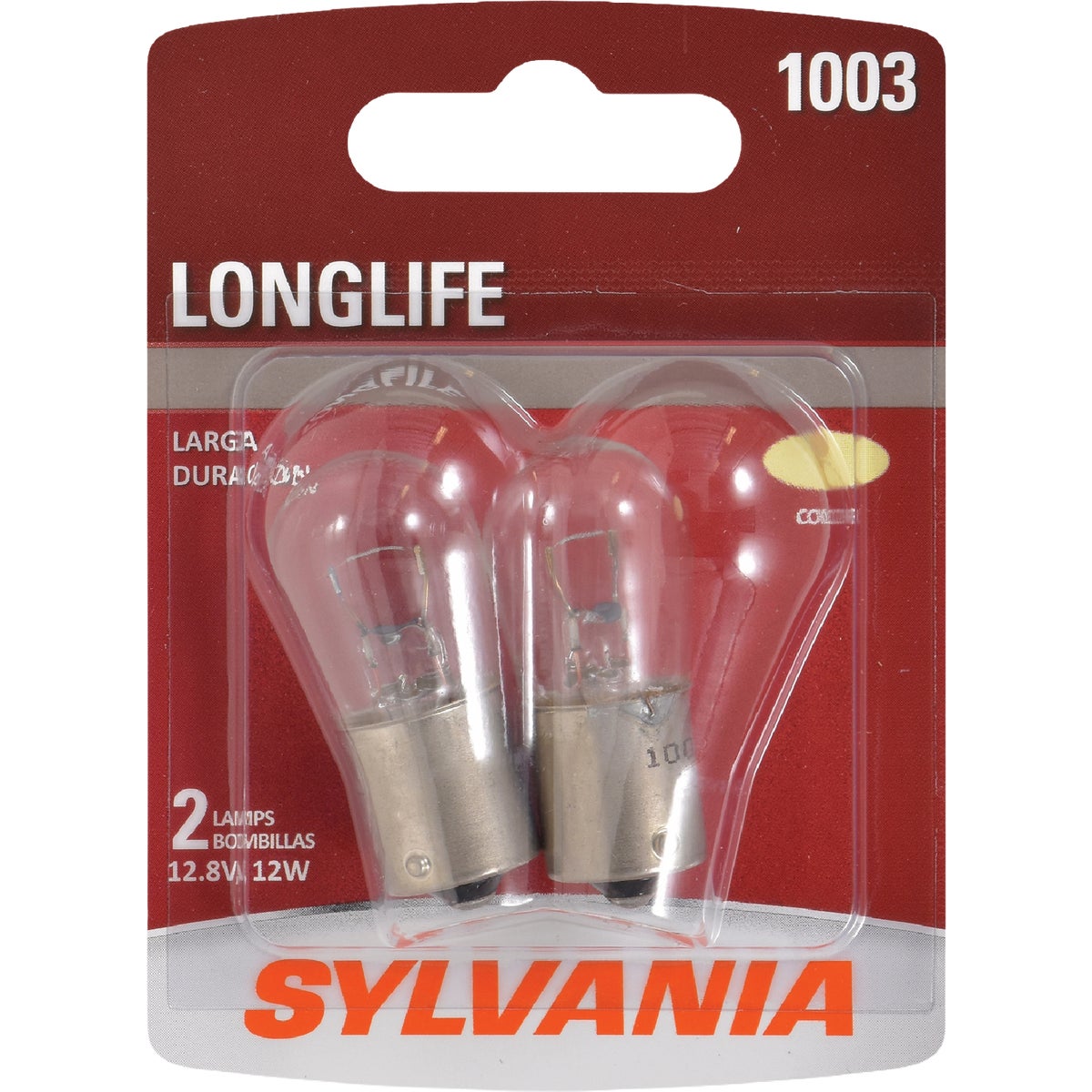 Sylvania 1003 Long Life 12V Mini Incandescent Automotive Bulb (2-Pack)
