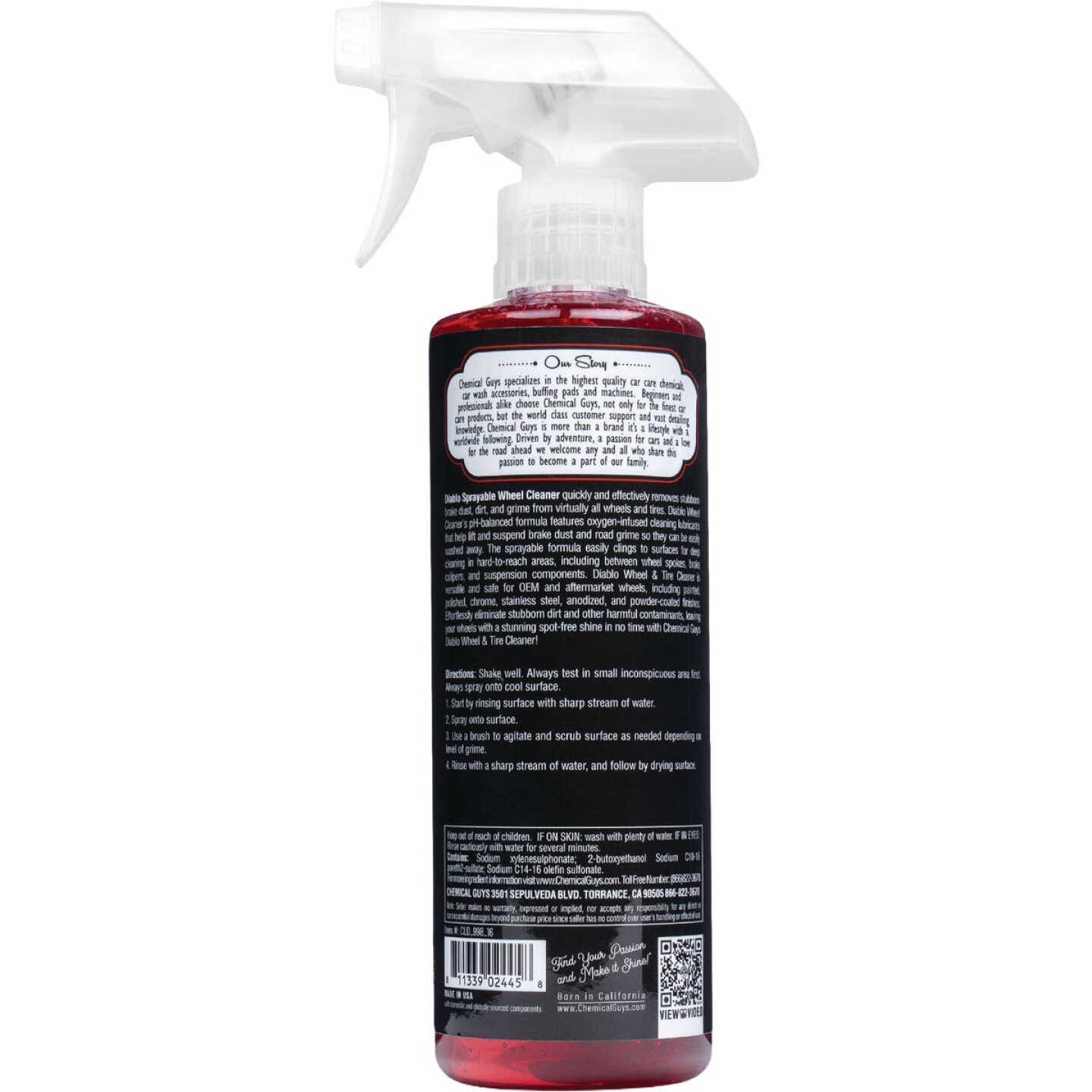Chemical Guys 16 Oz. Diablo Wheel & Rim Cleaner Image 2