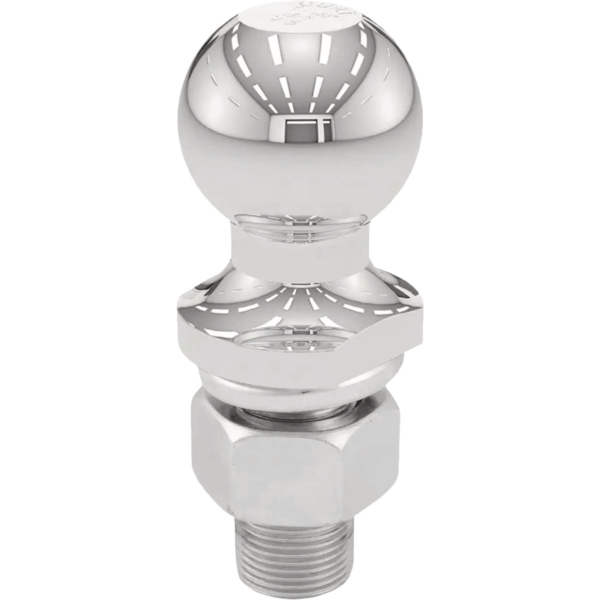 CURT 1-7/8 In. Dia. 1 x 2-1/8 In. Shank Chrome Trailer Hitch Ball, 3,500 Lb. Image 1