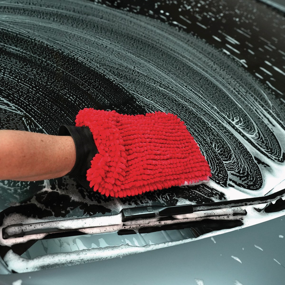 Viking Microfiber 2N1 Knobby Wash Mitt Image 2