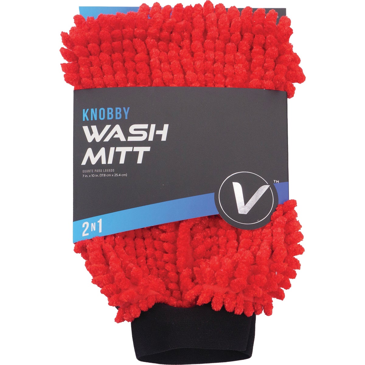 Viking Microfiber 2N1 Knobby Wash Mitt Image 4