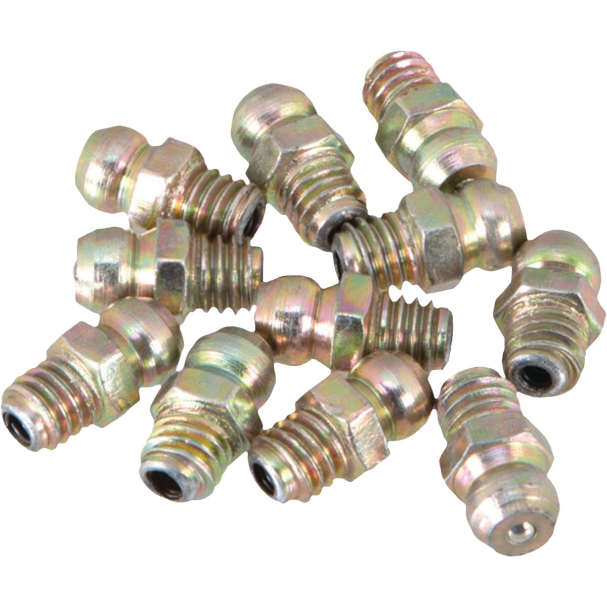 Performance Tool 10-Pack 6 mm x 1 Straight Grease Fittings