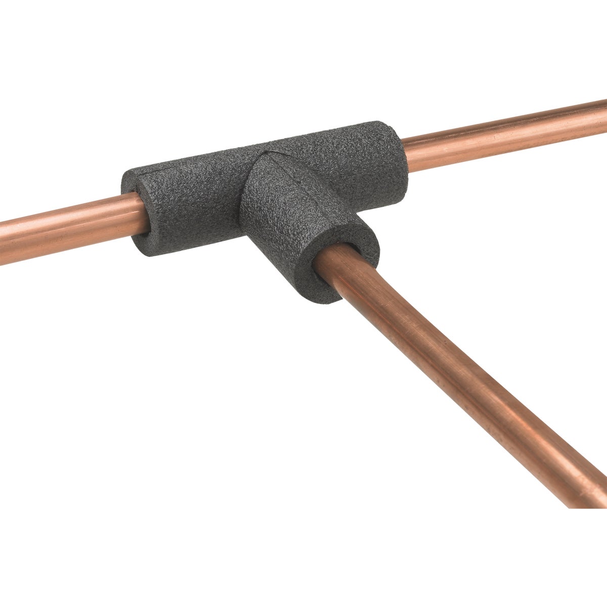 Frost King Gray Polyethylene Foam Tee Pipe Insulation for 1/2 In. Copper Pipe Image 3