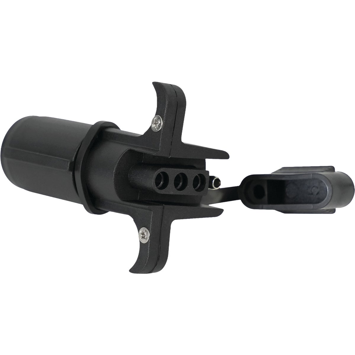 Uriah 6-Round to 4-Flat Trailer Connector Electrical Circuit Adapter