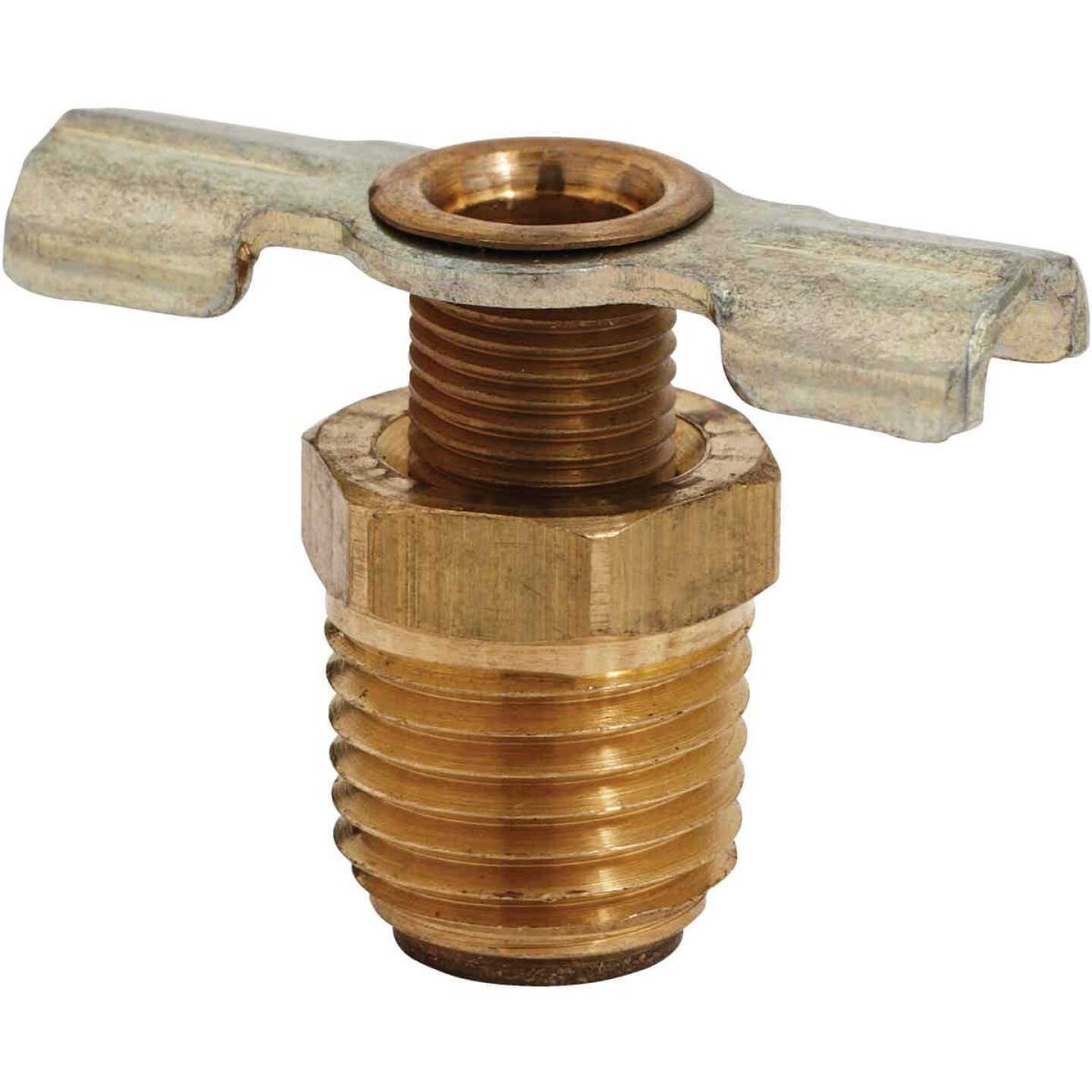 Milton 1/4 In. NPT Brass Drain Cock Image 1