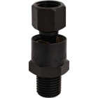 Milton Full Swivel 1/4 In. MPT x 1/4 In. FPT Steel Black Oxide Plug Image 1