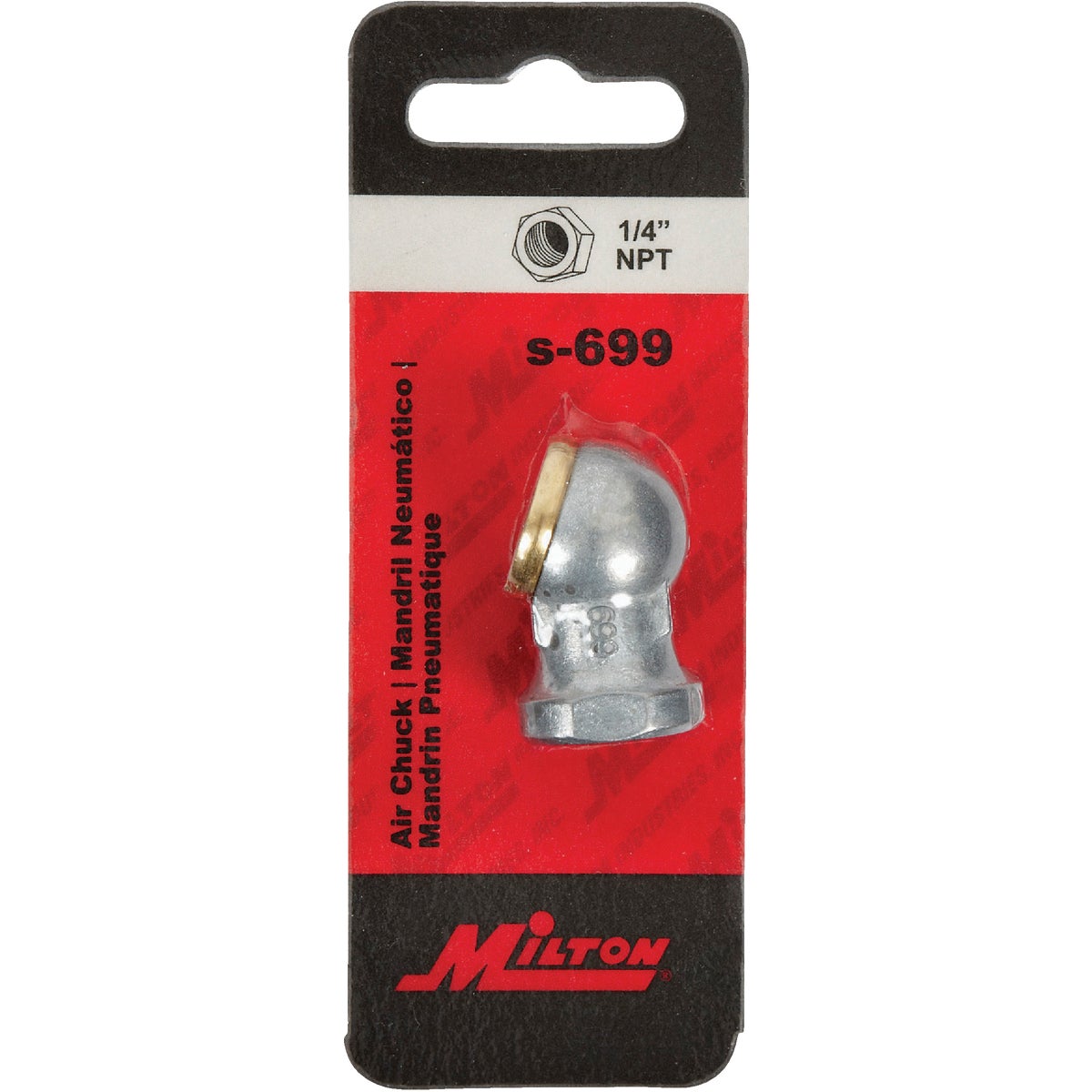 Milton 1/4 In. FNPT 150 psi Single Head Air Chuck Image 2