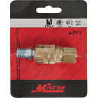Milton 1/4 In. M-Style Coupler and Plug Image 2