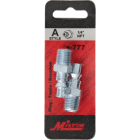 Milton 1/4 In. MPT Steel-Plated A-Style Plug Image 2