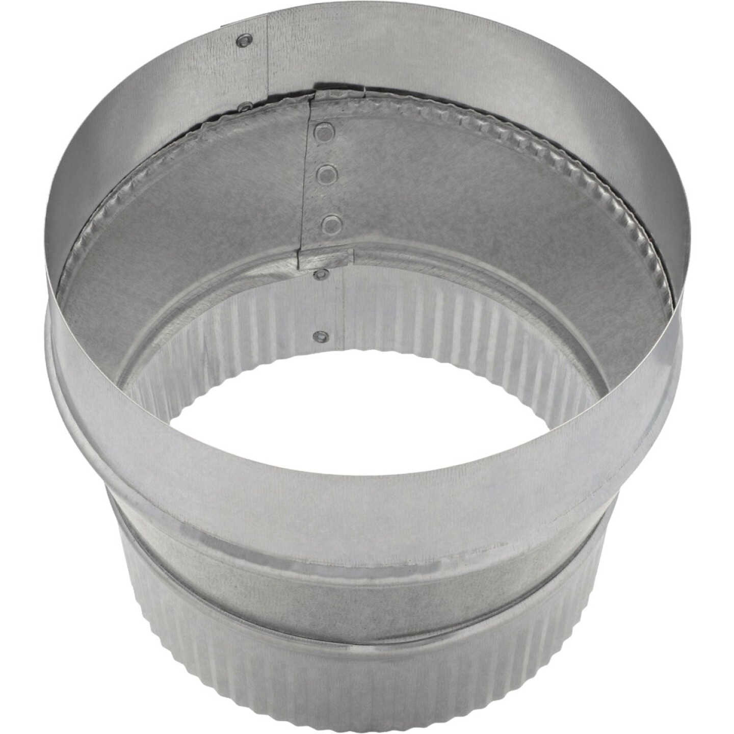 Imperial 6 x 3 In. 24 ga Galvanized HVAC Duct Pipe Taper Reducer Image 1