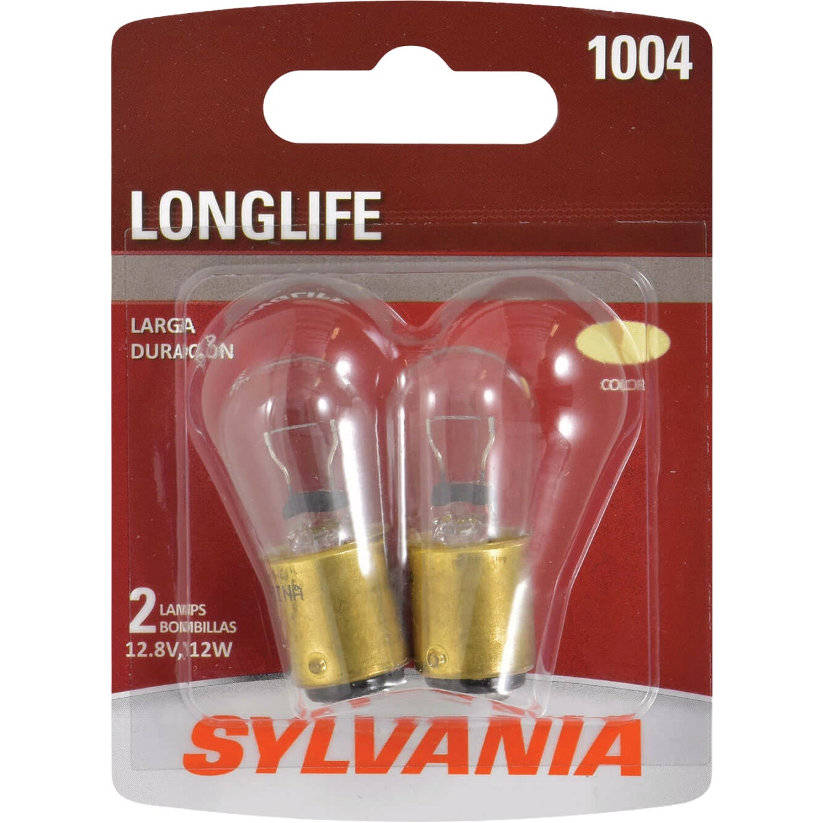 Sylvania 1004 Long Life 12V Mini Incandescent Automotive Bulb (2-Pack)