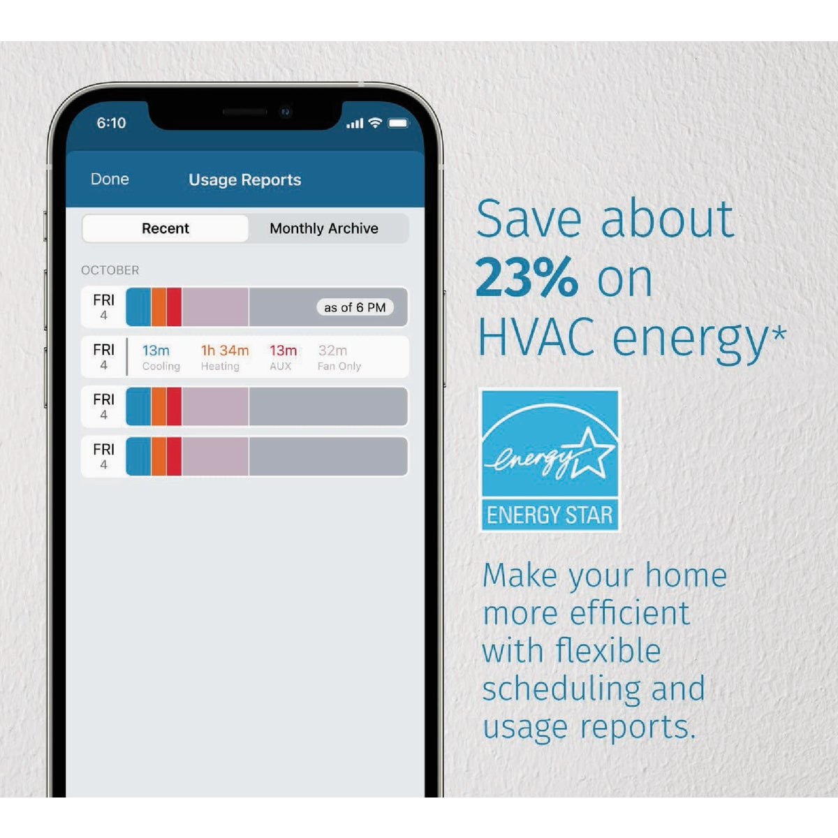 Copeland Sensi Lite Wi-Fi Smart Thermostat Image 4