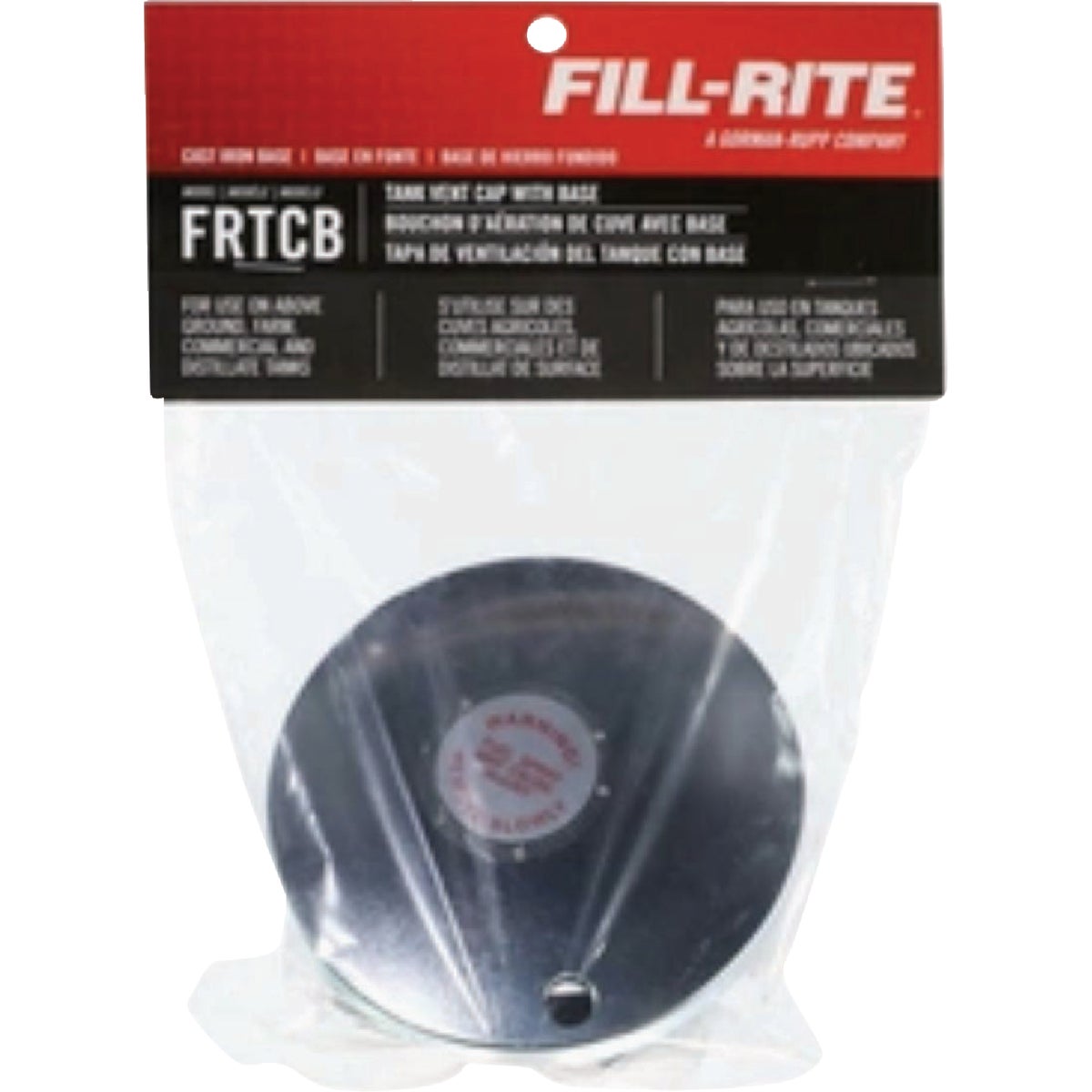 Fill-Rite 2 In. Vented Transfer Tank Cap with Base Image 4