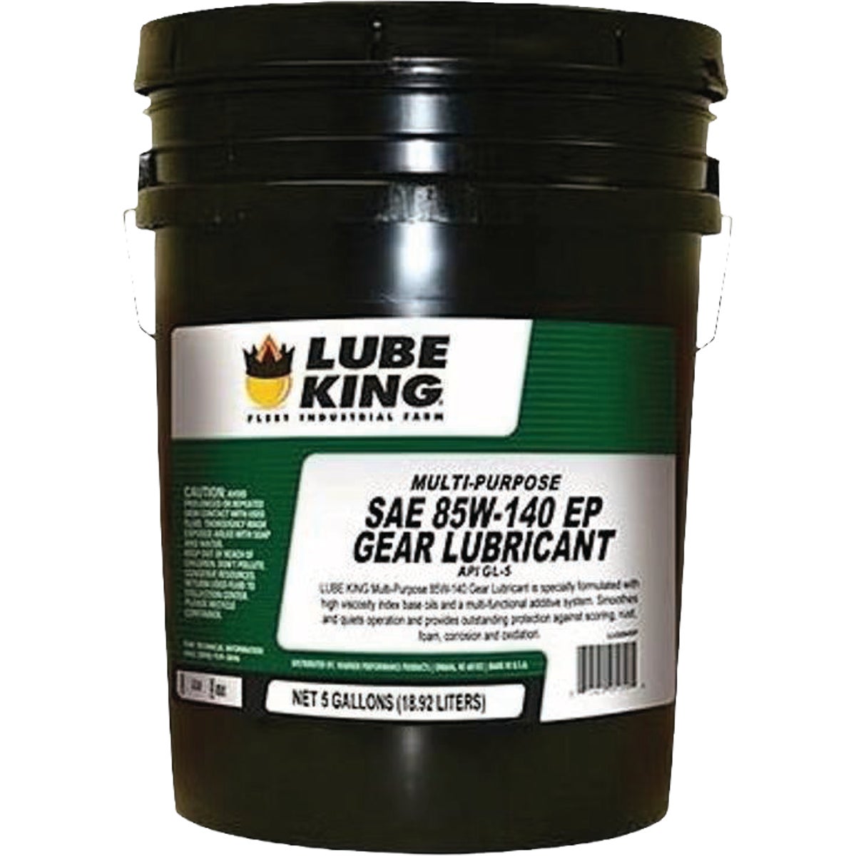 Lube King 5 Gal. 85W140 Multi-Purpose Gear Lubricatn Oil