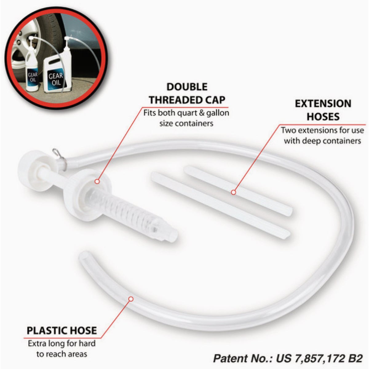 Performance Tool Quart/Gallon Fluid Pump Image 2