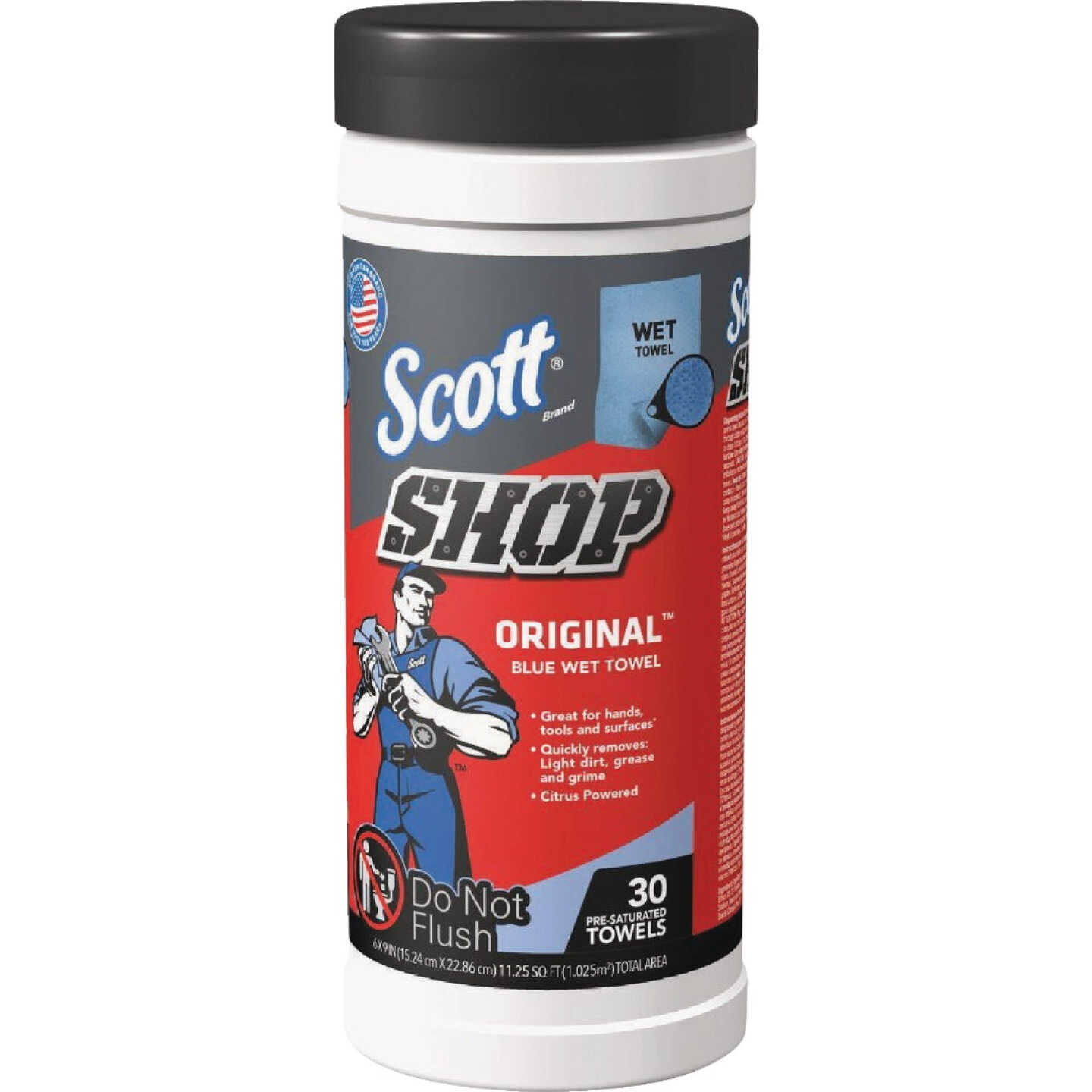 Scott Shop Original Blue Wet Towel (30-Count) Image 1